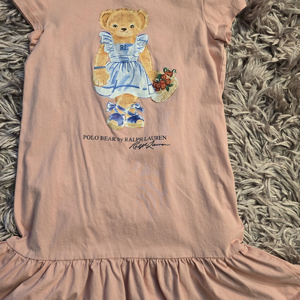 Ralph Lauren Pink Polo Bear Dress